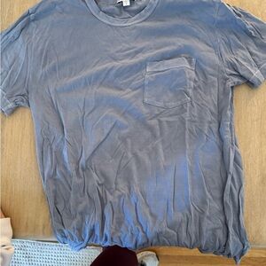 James Perse Men's Blue T-Shirt